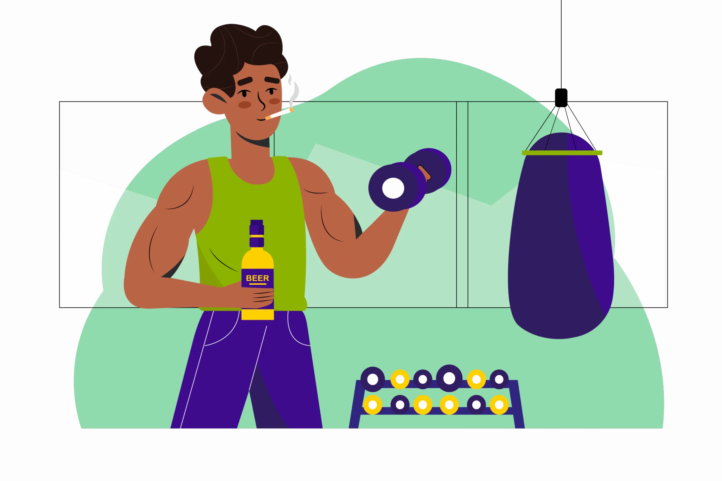 Alcohol, cigarettes, and muscle growth: What you need to know
