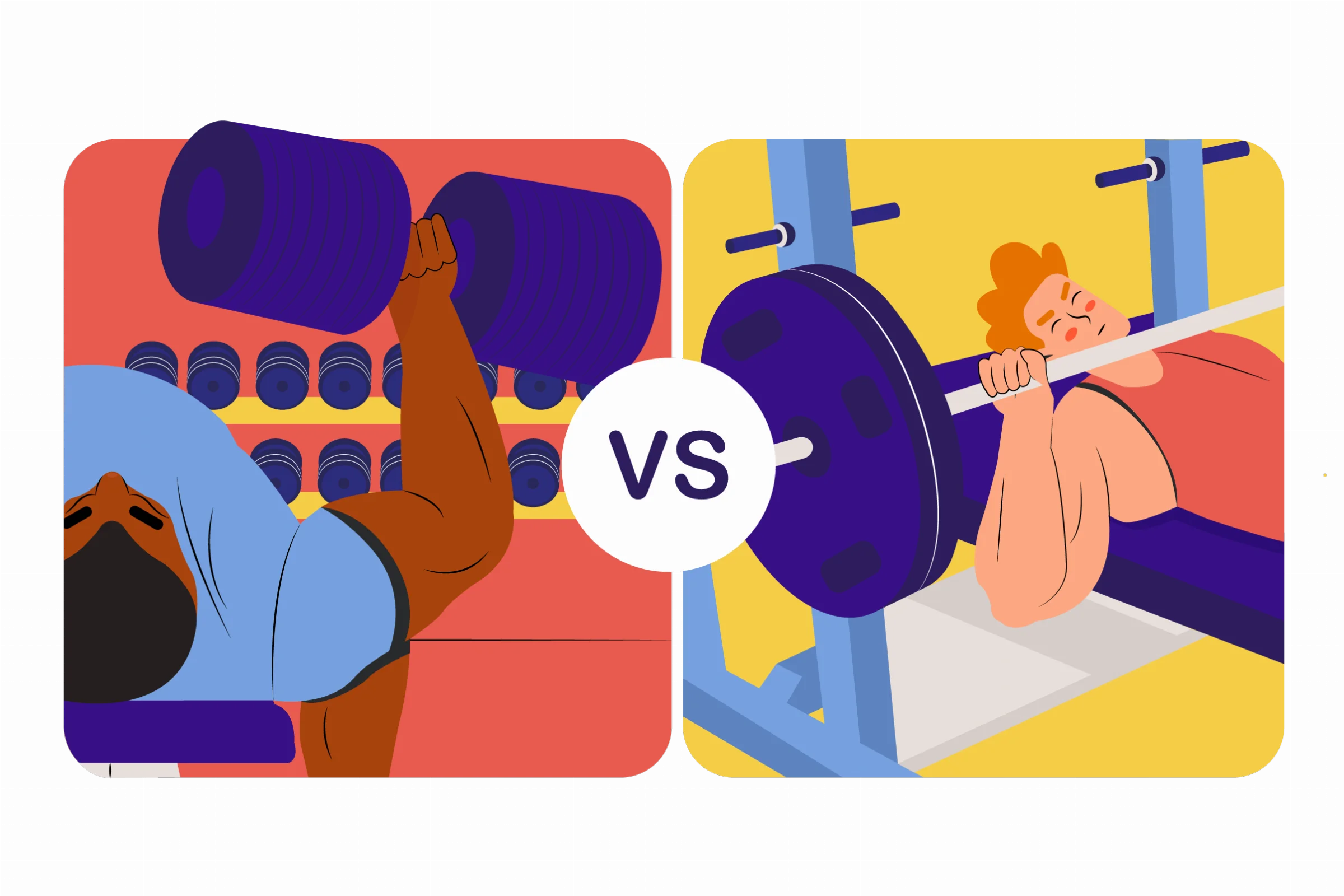 Barbell vs. Dumbbell: Which is more effective?