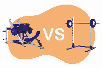 Machines vs. free weights for muscle gain