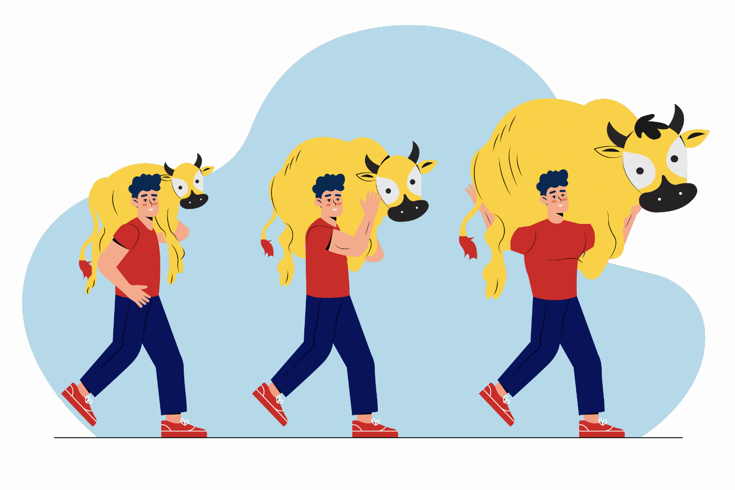 Weight progression for gaining muscle and increasing strength